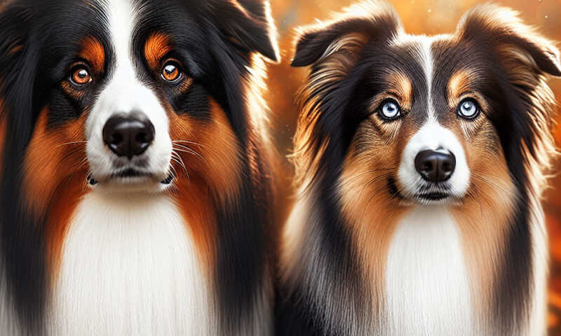 Il Border Collie e il Pastore Australiano: differenze e somiglianze